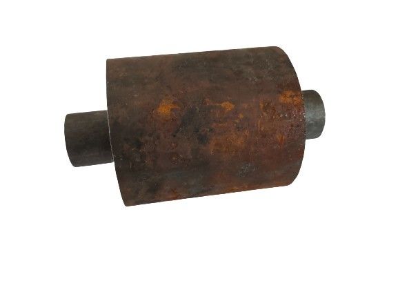 Q235B Roll Off Container Wheels Roller With Pin Wheel System